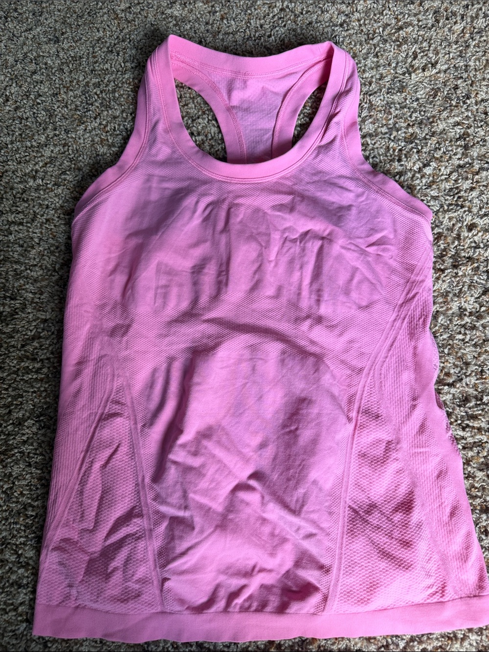 Athleta Momentum Pink Racerback Athletic Tank Top